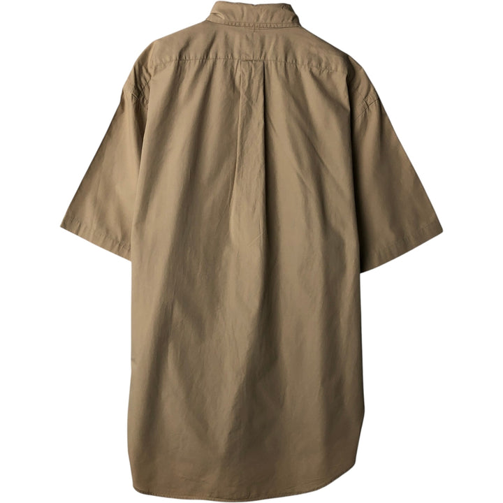 Ralph Lauren BLAKE short sleeve button down shirt, men's size M cotton Beige type Vintage Second Hand