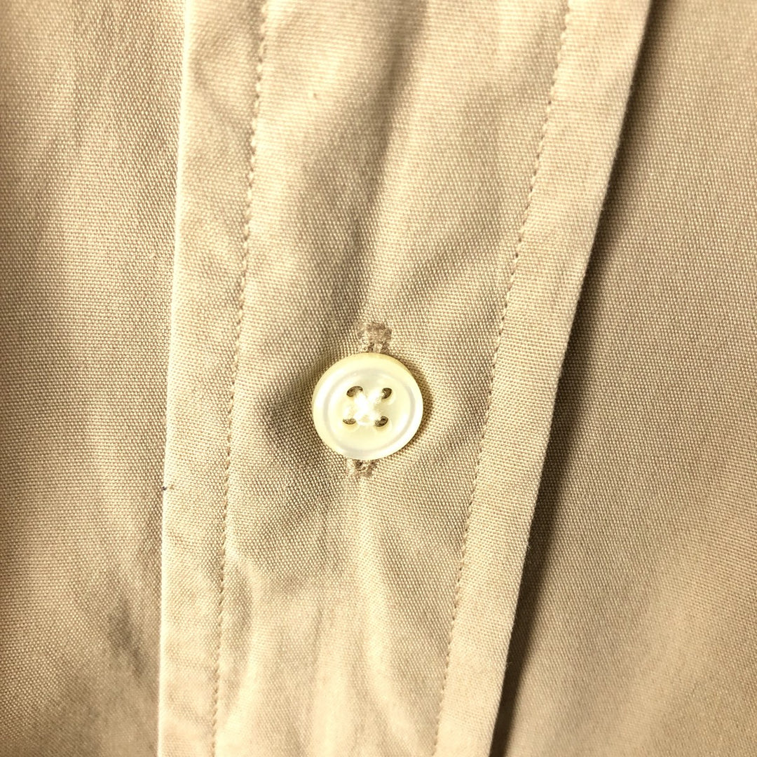 Ralph Lauren BLAKE short sleeve button down shirt, men's size M cotton Beige type Vintage Second Hand
