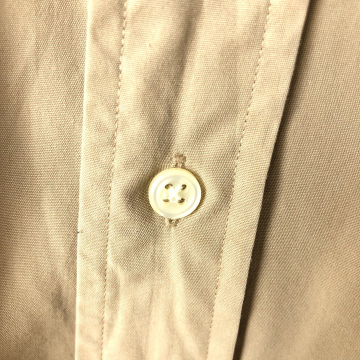 Ralph Lauren BLAKE short sleeve button down shirt, men's size M cotton Beige type Vintage Second Hand