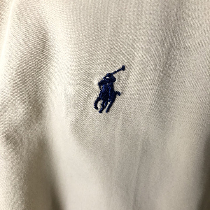 Ralph Lauren BLAKE short sleeve button down shirt, men's XL size cotton Beige type Vintage Second Hand