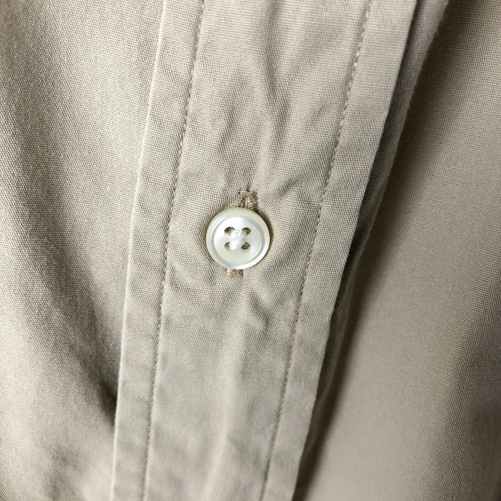 Ralph Lauren BLAKE short sleeve button down shirt, men's XL size cotton Beige type Vintage Second Hand