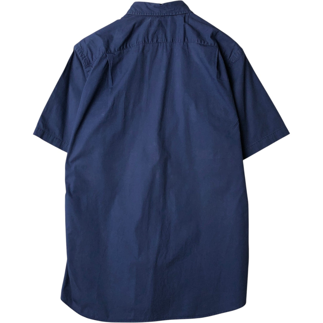 Ralph Lauren POLO by Ralph Lauren Short-Sleeve Button-Down Shirt, Men's Size L (approx.) cotton blue type Vintage Second Hand