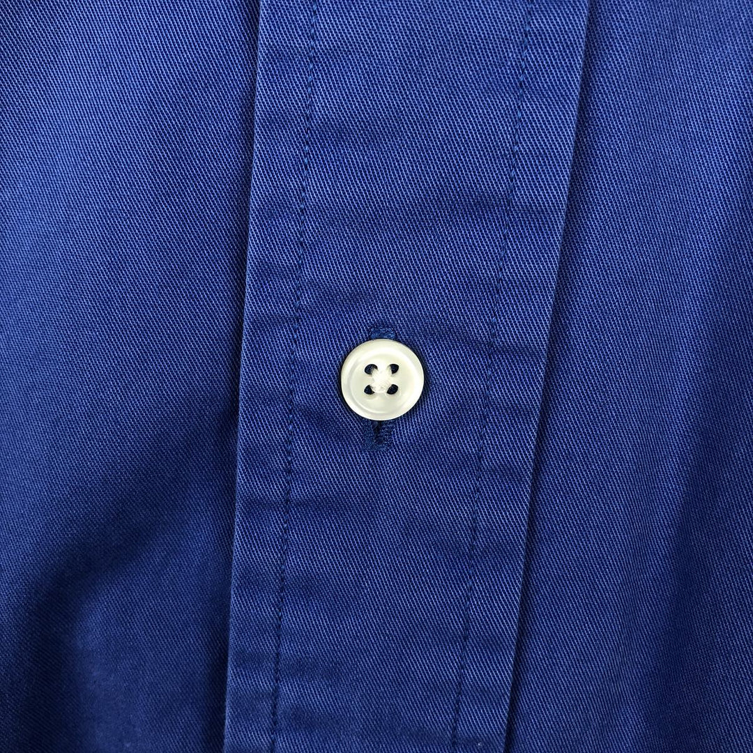 Ralph Lauren BLAKE short sleeve button down shirt, men's XL size cotton blue type Vintage Second Hand