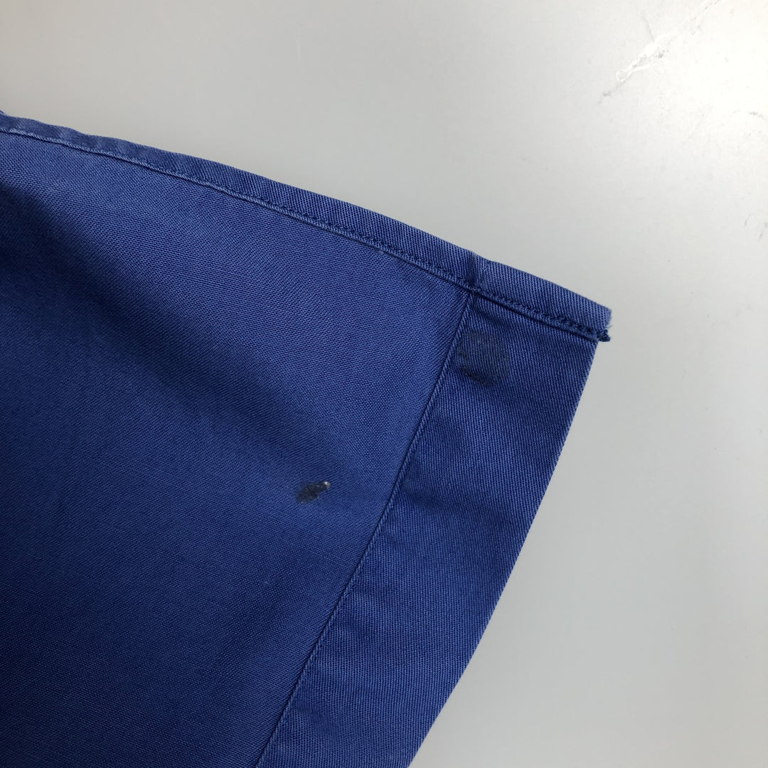 Ralph Lauren BLAKE short sleeve button down shirt, men's XL size cotton blue type Vintage Second Hand