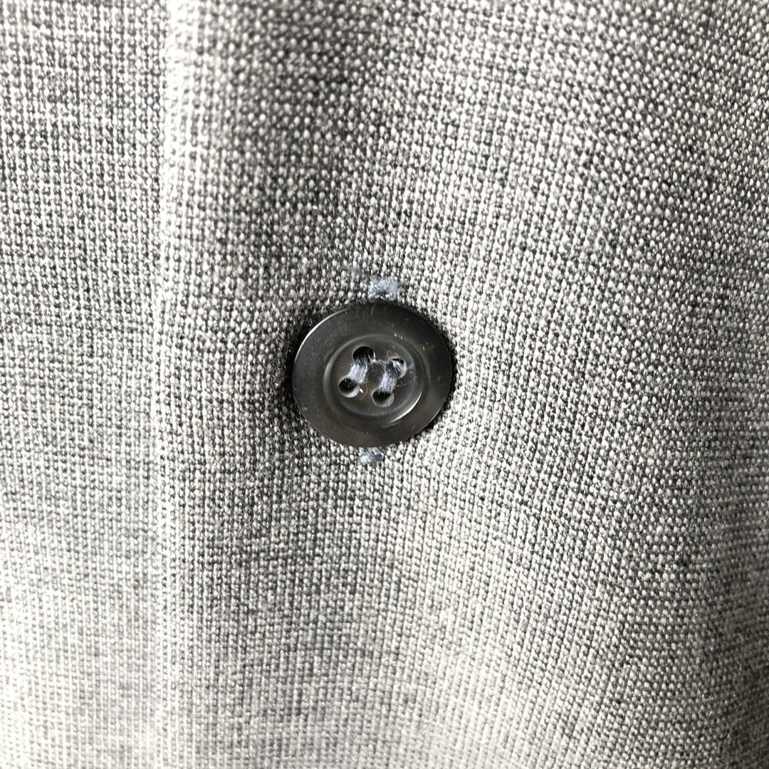 Pierre Cardin Short-Sleeve Open-Collar Mexican Shirt / Cuban Shirt / Boxy Shirt - Men's Size M (approx.) unclear gray type Vintage Second Hand