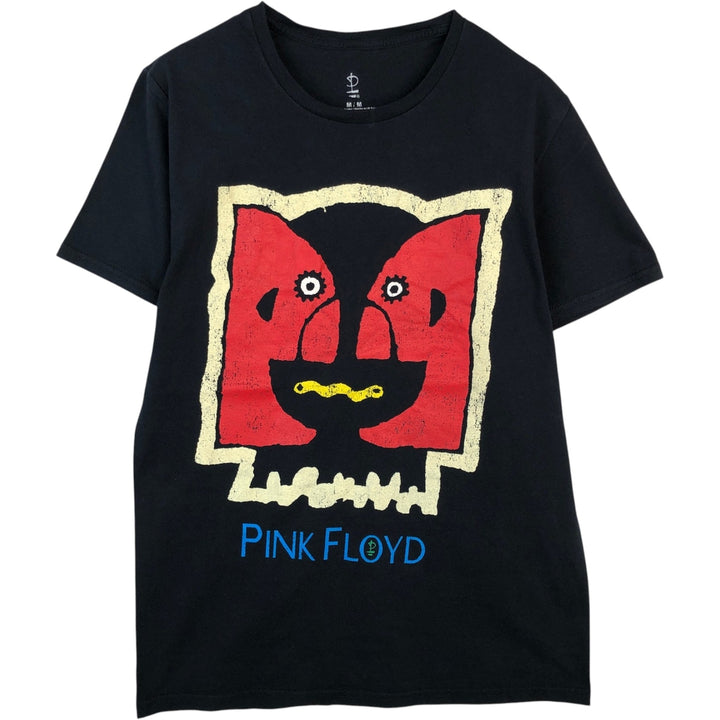 PINK FLOYD Pink Floyd Band T-shirt Band T Men's M size cotton black type Vintage Second Hand