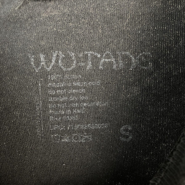 WU-TANG CLAN Fire Pattern Rap T-Shirt (Men's Size S) cotton black type Vintage Second Hand