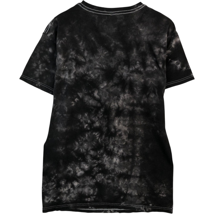 M and O GOLD GORILLAZ Tie-dye Pattern Band T-shirt (Men's Size S) cotton black type Vintage Second Hand