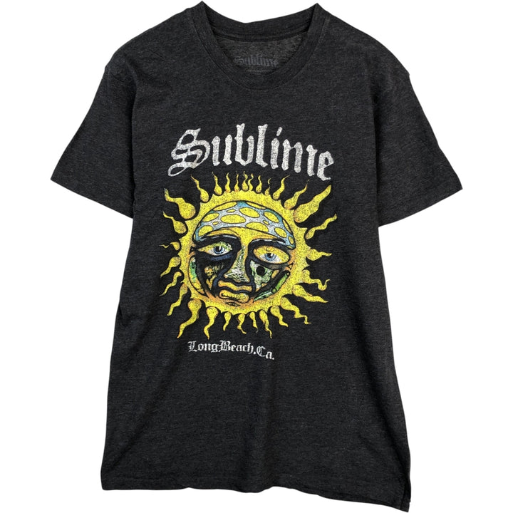 SUBLIME Band T-shirt, Men's L size unclear gray type Vintage Second Hand