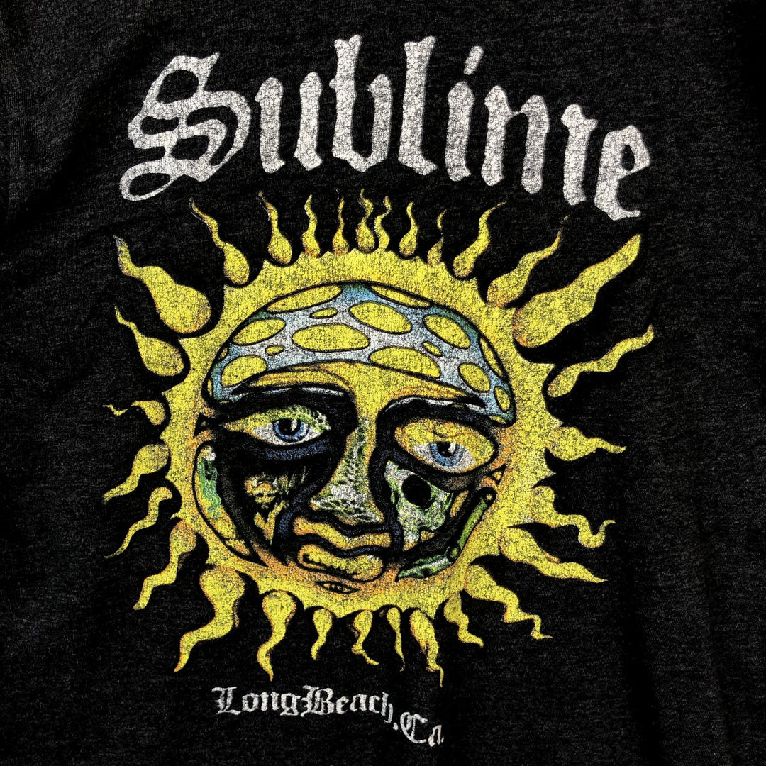 SUBLIME Band T-shirt, Men's L size unclear gray type Vintage Second Hand