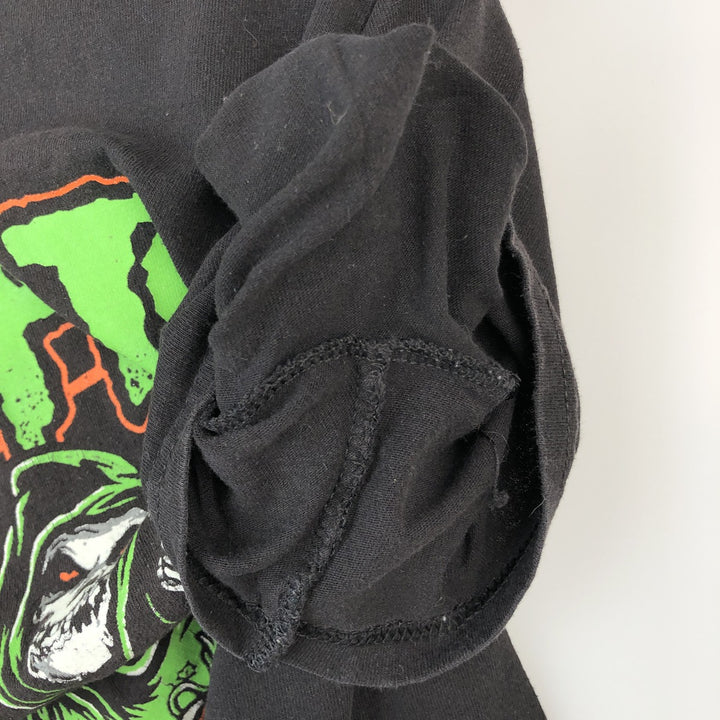 MISFITS Skull Pattern Band T-shirt, Men's S size unclear black type Vintage Second Hand