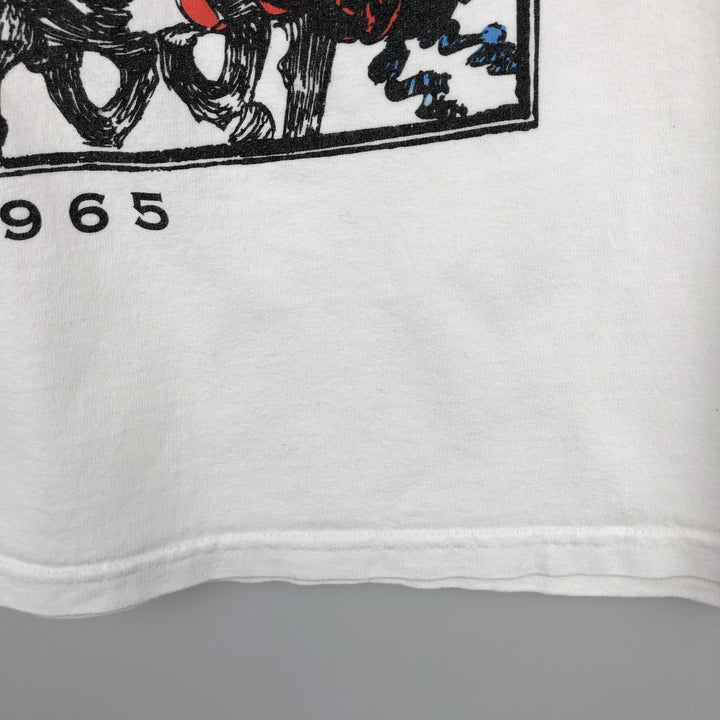 GRATEFUL DEAD Skull Pattern Band T-shirt Band Tee Men's M size cotton white type Vintage Second Hand