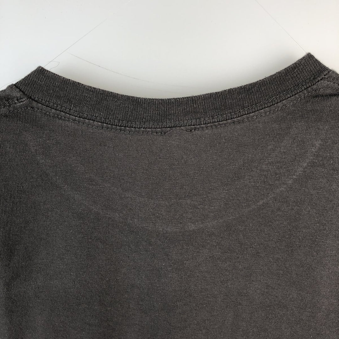 NIRVANA Print Band T-Shirt (Men's XL equivalent) unclear Khaki type beige Vintage Second Hand