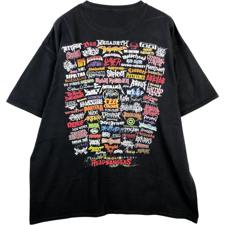 TABOO HEADBANGERS BALL Band T-shirt (Men's XL equivalent) cotton black type Vintage Second Hand