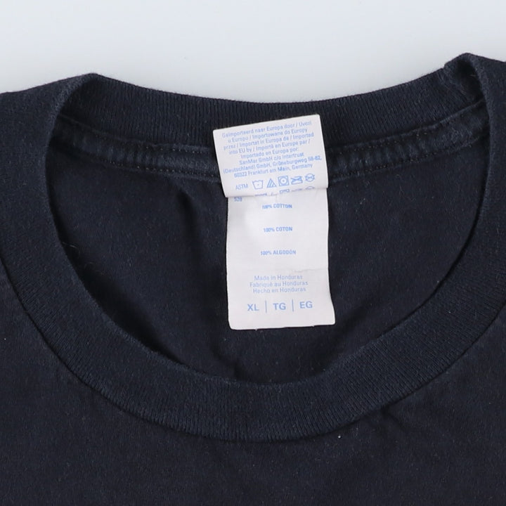 PORT AND COMPANY The Rolling Stones Band T-shirt (Men's XL equivalent) cotton black type Vintage Second Hand