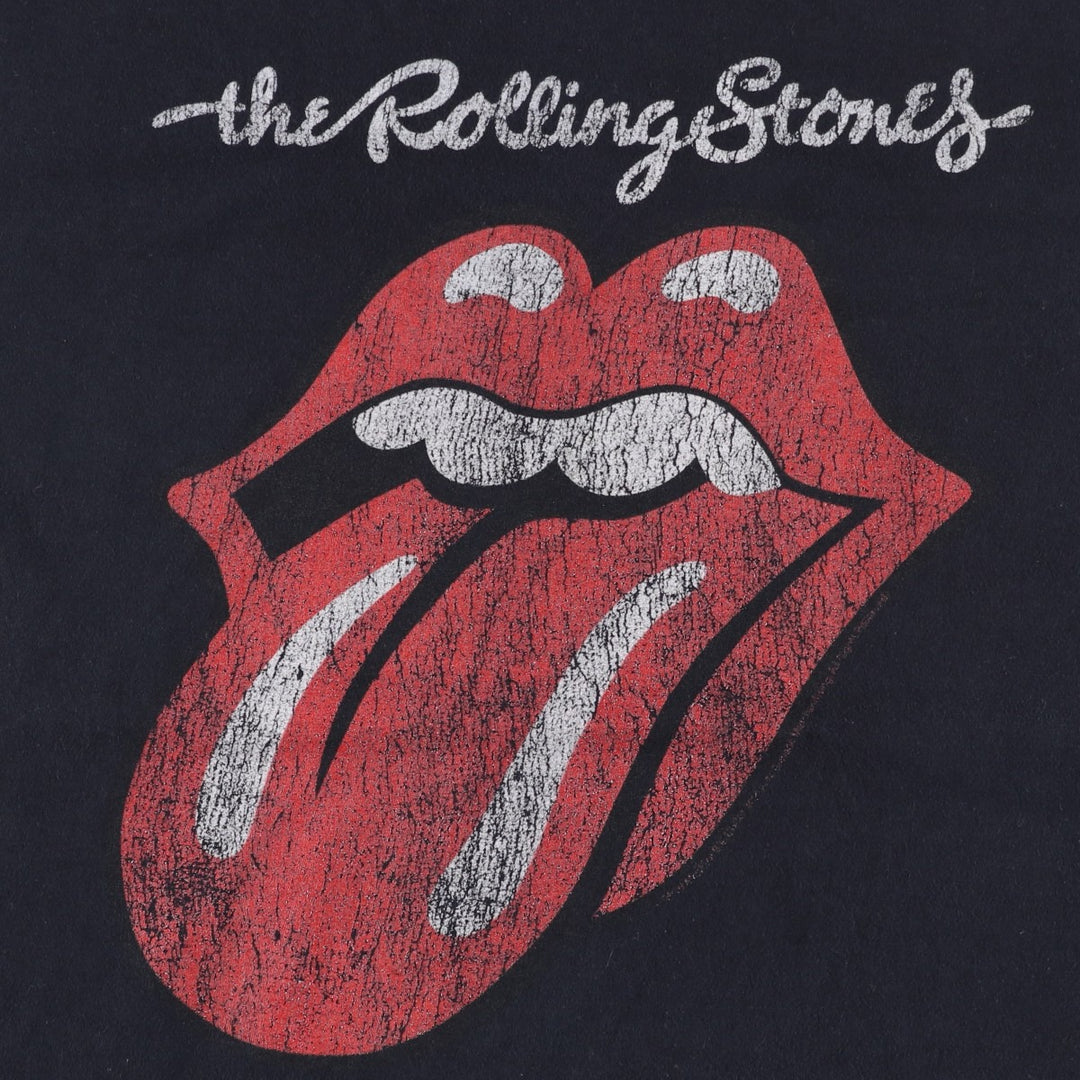 PORT AND COMPANY The Rolling Stones Band T-shirt (Men's XL equivalent) cotton black type Vintage Second Hand