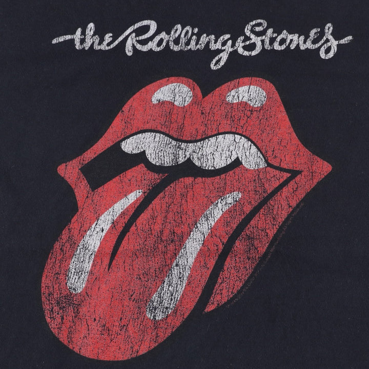 PORT AND COMPANY The Rolling Stones Band T-shirt (Men's XL equivalent) cotton black type Vintage Second Hand