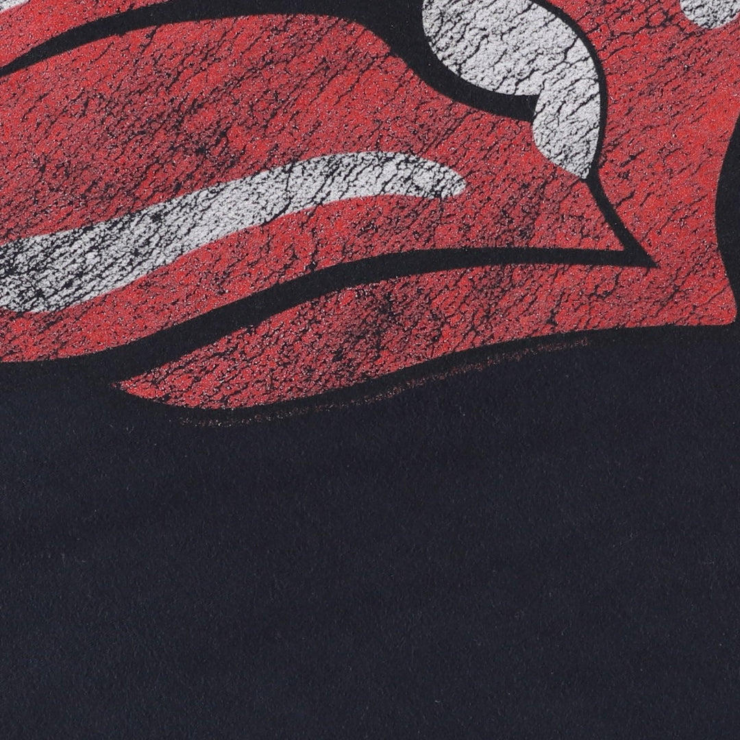 PORT AND COMPANY The Rolling Stones Band T-shirt (Men's XL equivalent) cotton black type Vintage Second Hand