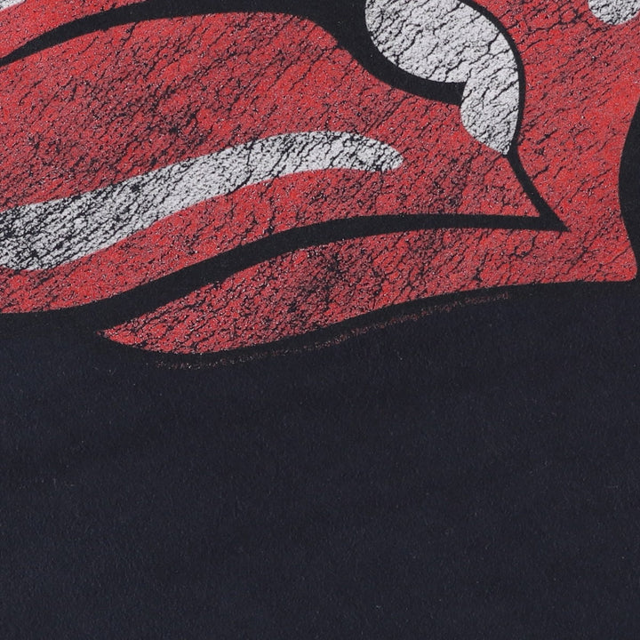 PORT AND COMPANY The Rolling Stones Band T-shirt (Men's XL equivalent) cotton black type Vintage Second Hand