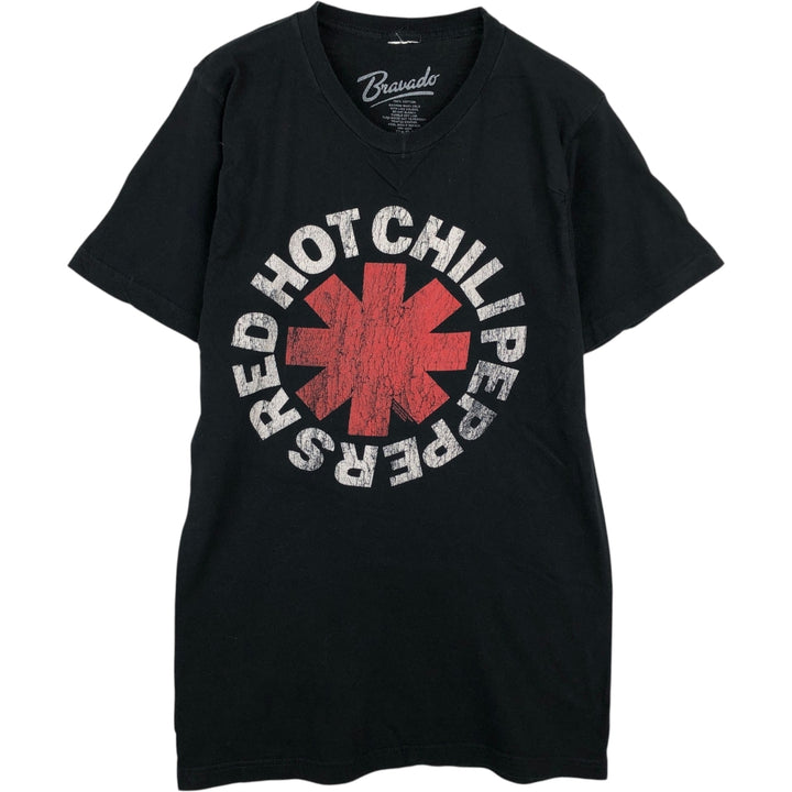 RED HOT CHILI PEPPERS Red Hot Chili Peppers Band T-shirt Band T Men's S equivalent cotton black type Vintage Second Hand