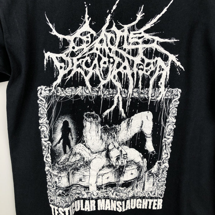 Cattle Decapitation Band T-shirt (Men's size M) unclear black type Vintage Second Hand