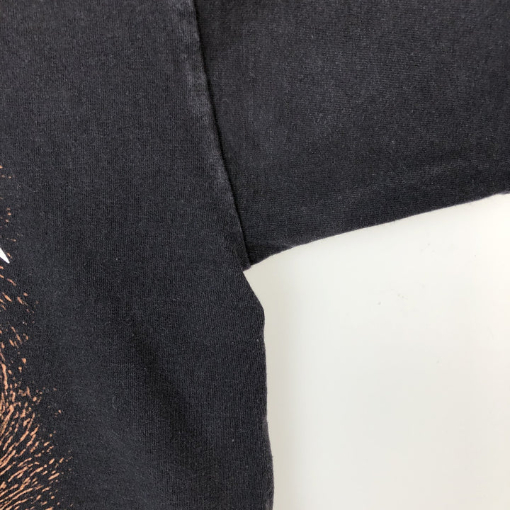Fruit of the Loom Metallica Band T-shirt Band Tee Men's L size cotton black type Vintage Second Hand