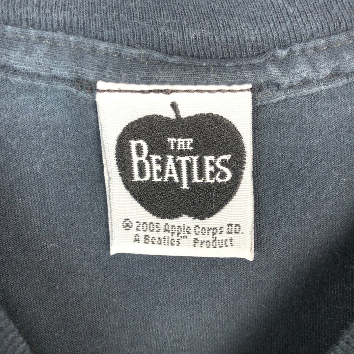 2000'S THE BEATLES Band T-shirt (Men's size S) unclear black type Vintage Second Hand