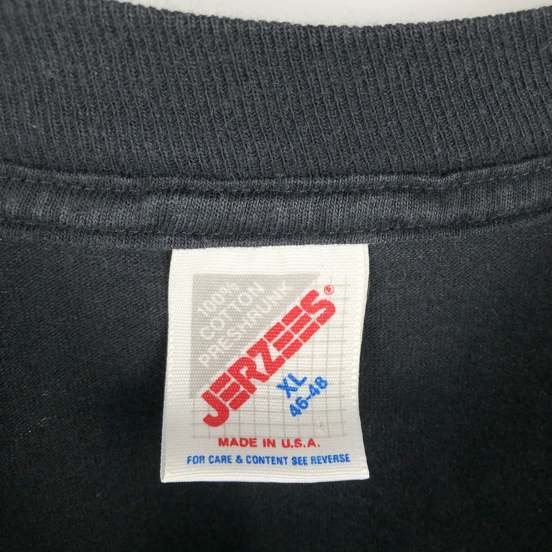 Jerzees COLORADO BELLE JAZZ Band T-Shirt, Made in USA, Men's XL equivalent. cotton black type Vintage Second Hand