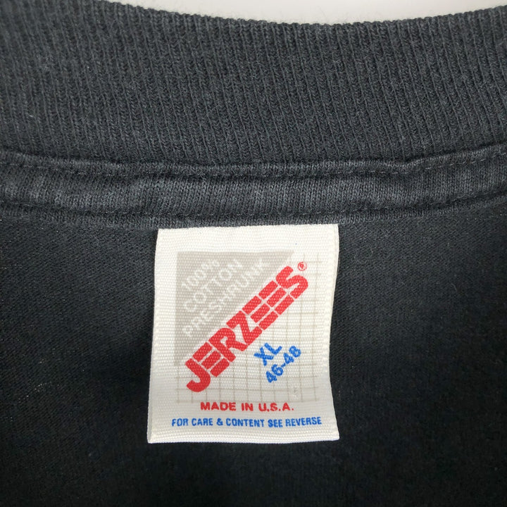 Jerzees COLORADO BELLE JAZZ Band T-Shirt, Made in USA, Men's XL equivalent. cotton black type Vintage Second Hand