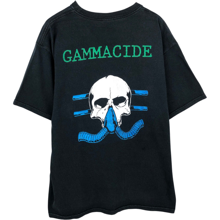 YAZBEK Gammacide Victims of Science Band T-Shirt (Men's Size L) cotton black type Vintage Second Hand