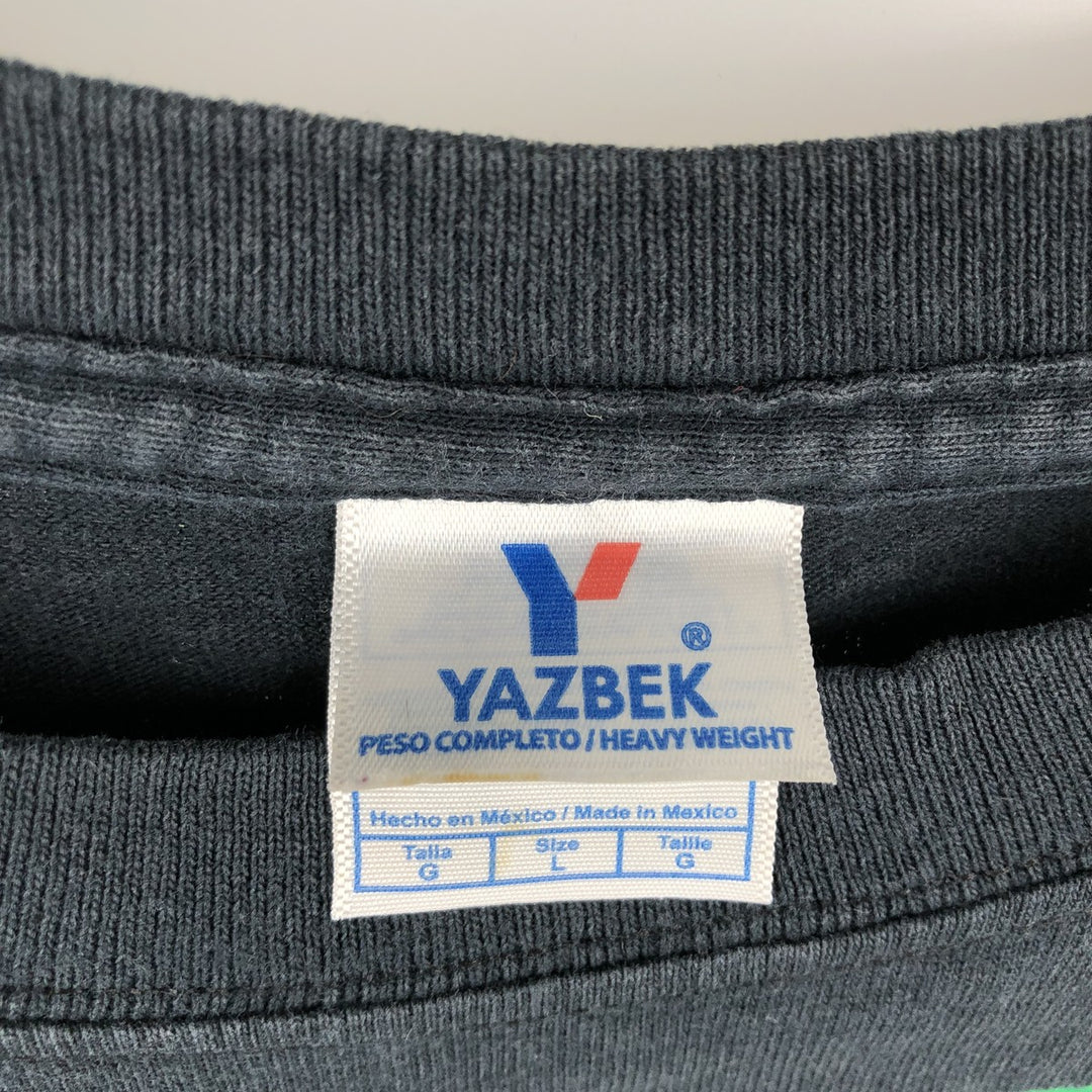 YAZBEK Gammacide Victims of Science Band T-Shirt (Men's Size L) cotton black type Vintage Second Hand