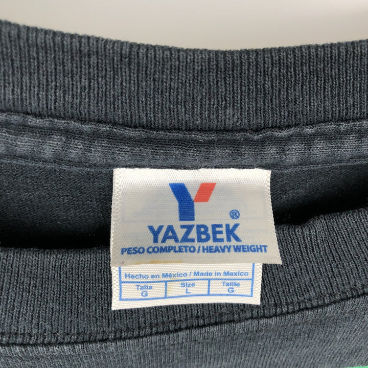 YAZBEK Gammacide Victims of Science Band T-Shirt (Men's Size L) cotton black type Vintage Second Hand