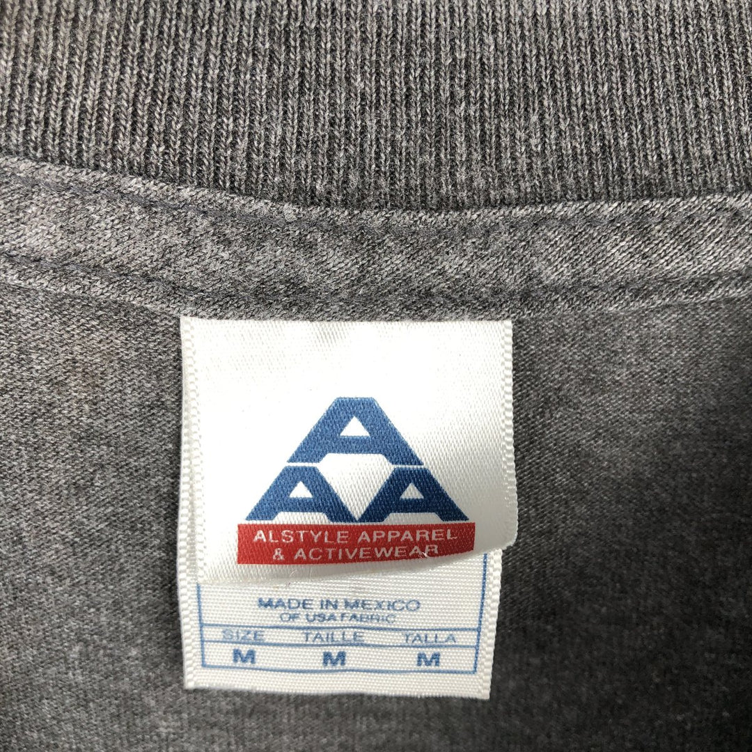 Alstyle Apparel & Activewear PUBLIC ENEMY Wrap T-Shirt (Men's Size M) cotton gray type Vintage Second Hand