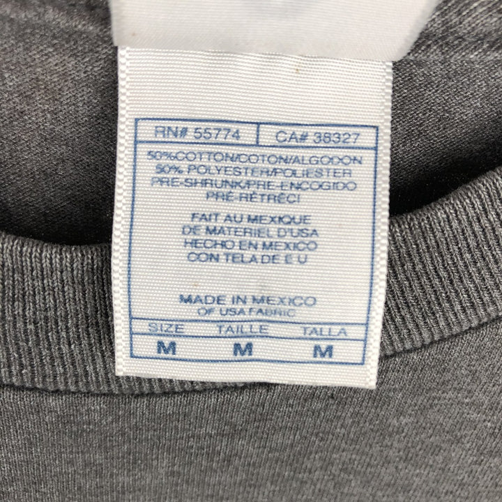 Alstyle Apparel & Activewear PUBLIC ENEMY Wrap T-Shirt (Men's Size M) cotton gray type Vintage Second Hand