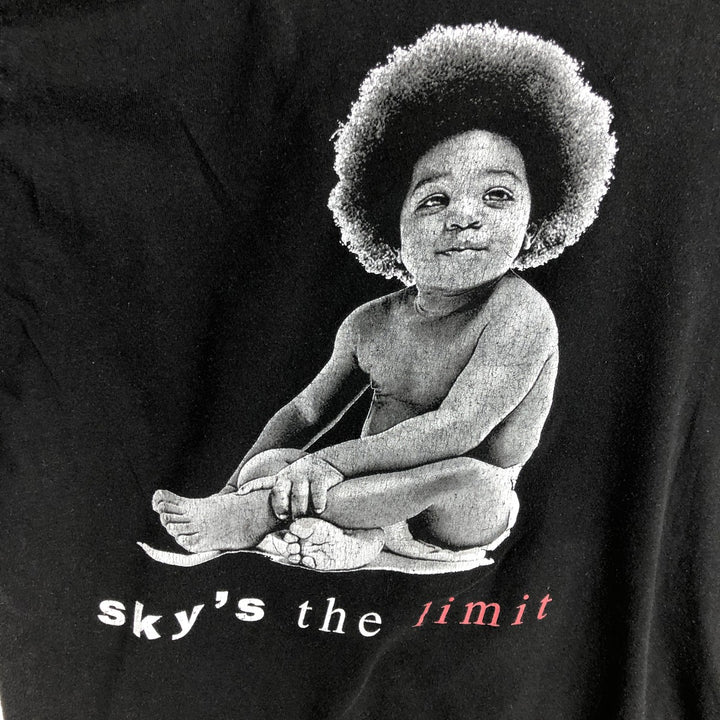 THE NOTORIUS BIG Rap T-shirt, Men's Size M unclear black type Vintage Second Hand