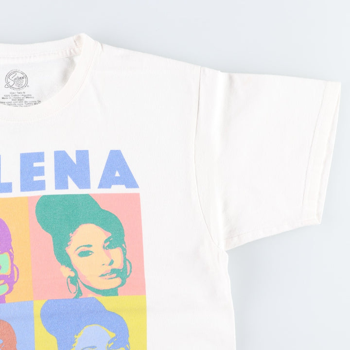 SELENA (Selena) Band T-shirt, Men's Size M cotton white type Vintage Second Hand