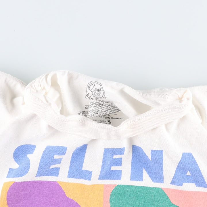 SELENA (Selena) Band T-shirt, Men's Size M cotton white type Vintage Second Hand