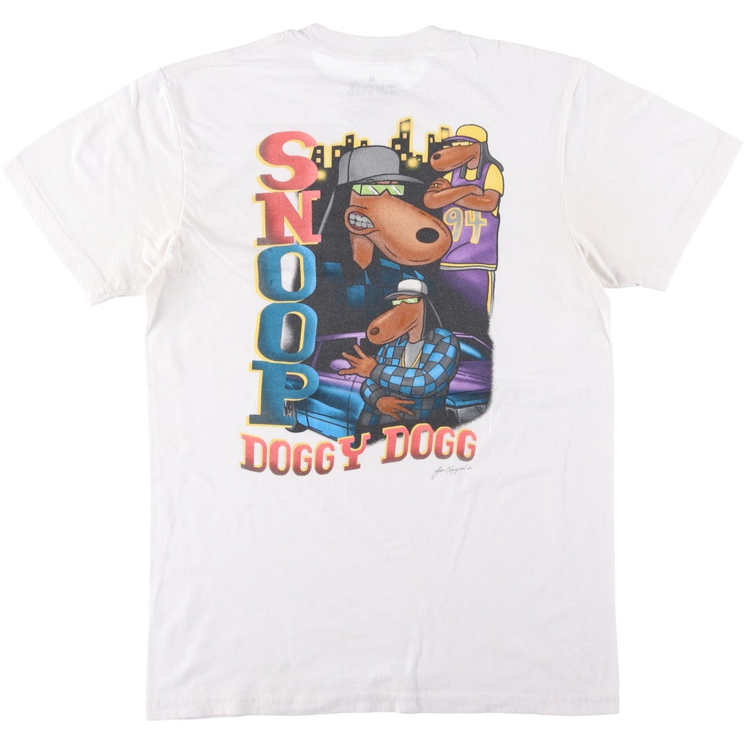 JOE COOL SNOOP DOGGY DOGG Rap T-Shirt (Men's Size M) cotton white type Vintage Second Hand