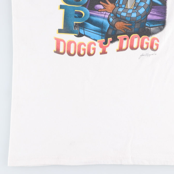 JOE COOL SNOOP DOGGY DOGG Rap T-Shirt (Men's Size M) cotton white type Vintage Second Hand