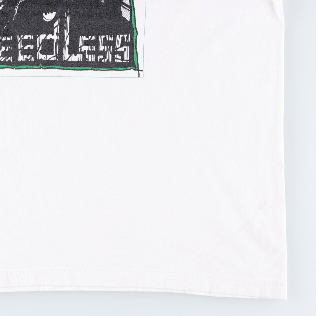 Fruit of the Loom BEST BOB MARLEY Band T-shirt (Men's XL equivalent) cotton white type Vintage Second Hand