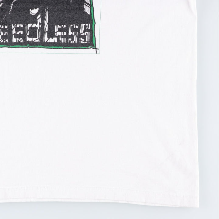 Fruit of the Loom BEST BOB MARLEY Band T-shirt (Men's XL equivalent) cotton white type Vintage Second Hand
