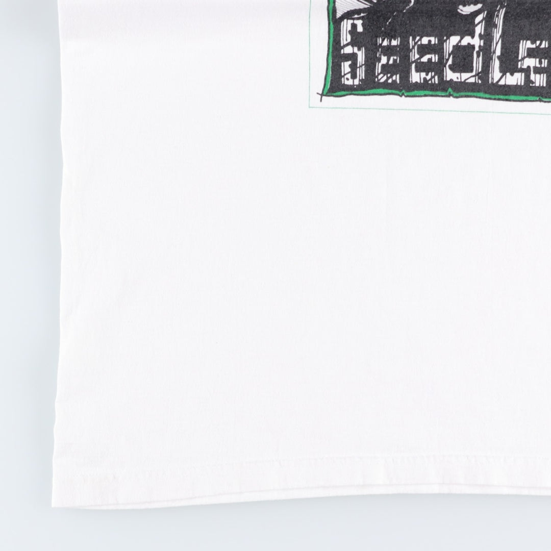 Fruit of the Loom BEST BOB MARLEY Band T-shirt (Men's XL equivalent) cotton white type Vintage Second Hand