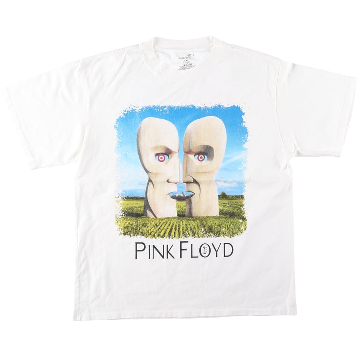 PINK FLOYD Pink Floyd Band T-shirt Band T Men's L size cotton white type Vintage Second Hand