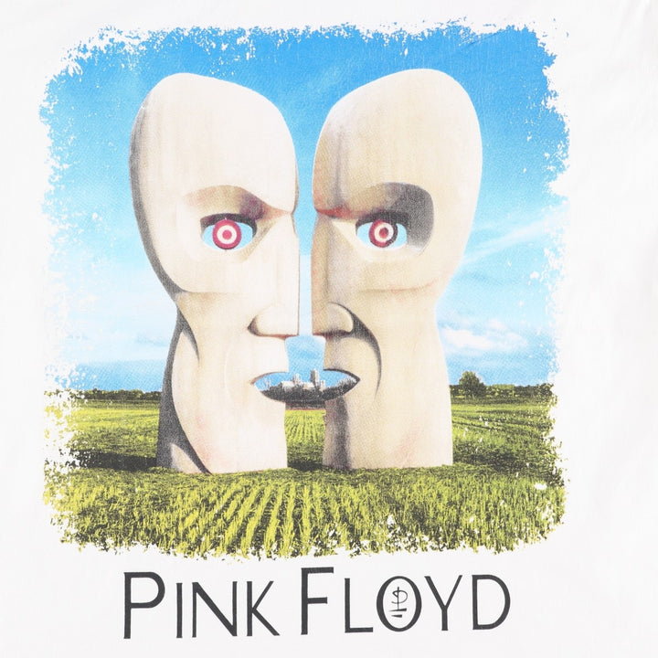 PINK FLOYD Pink Floyd Band T-shirt Band T Men's L size cotton white type Vintage Second Hand
