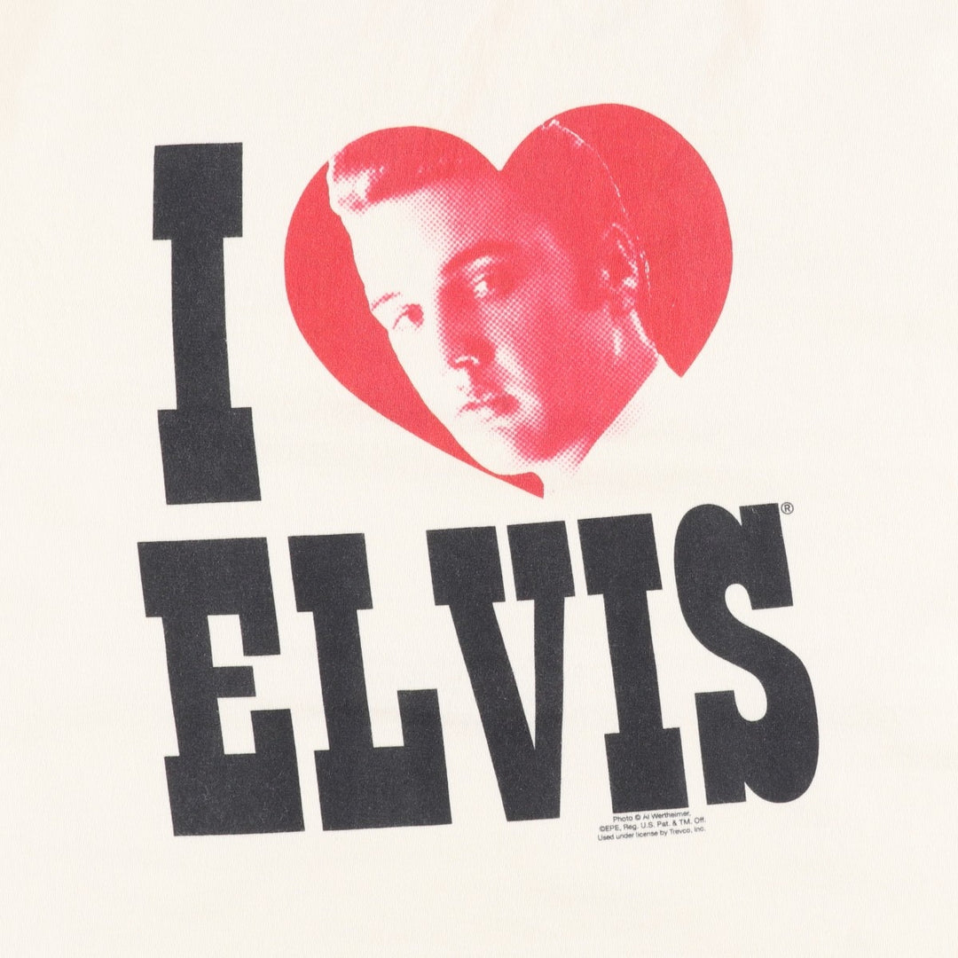 ALSTYLE ELVIS PRESLEY Elvis Presley Band T-shirt, Men's XL equivalent. cotton unbleached Vintage Second Hand