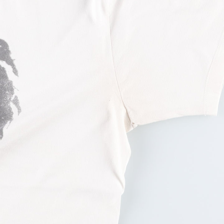 ZION BOB MARLEY Bob Marley Band T-Shirt, Made in USA, Men's XL cotton white type Vintage Second Hand