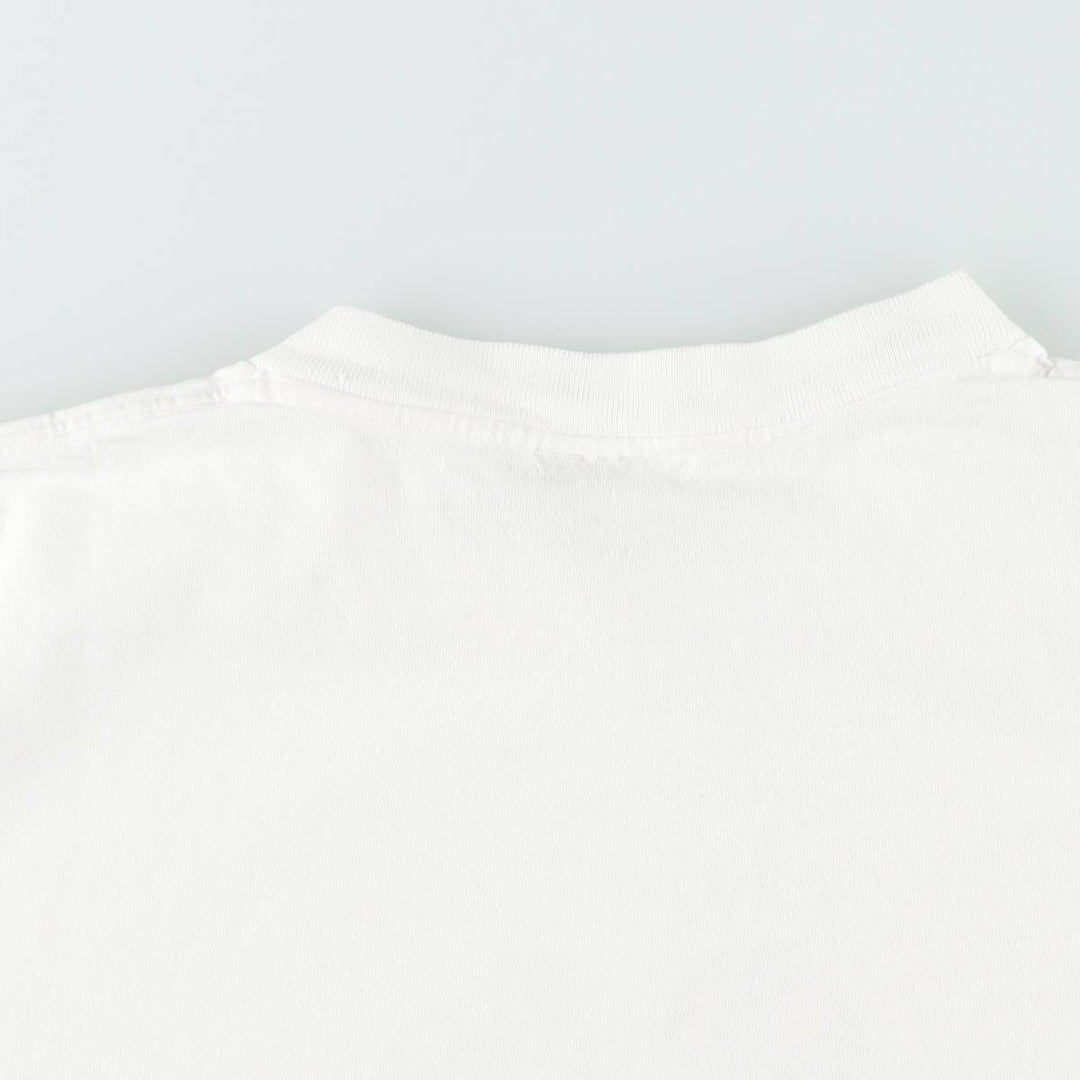 90'S ONEITA POWER-T Print T-Shirt, Men's XXL equivalent, Vintage cotton white type Vintage Second Hand