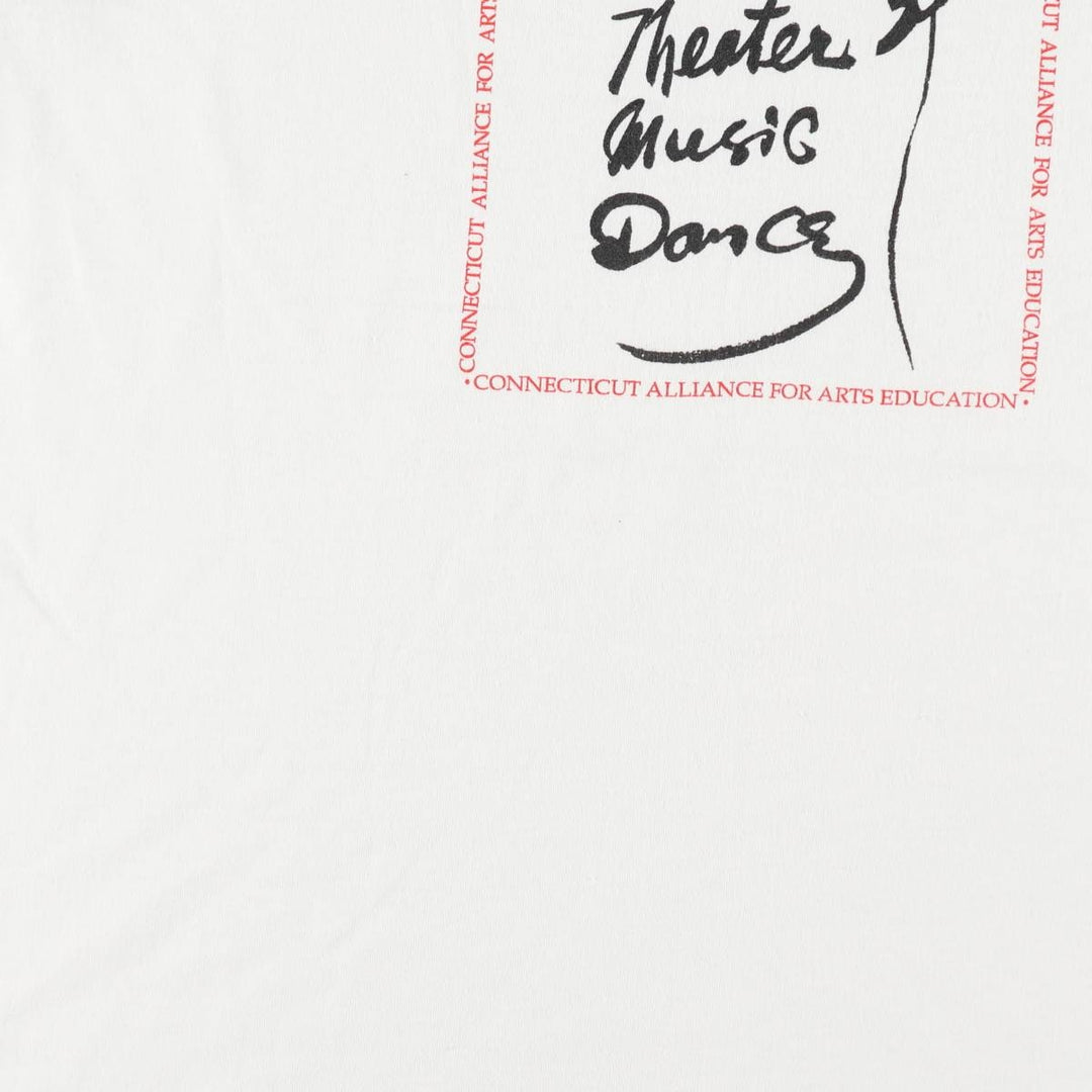 90'S Hanes HEAVYWEIGHT 50 cotton white type Vintage Second Hand