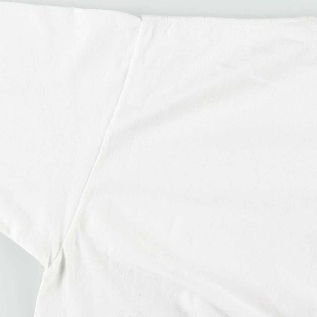 90'S Hanes HEAVYWEIGHT 50 cotton white type Vintage Second Hand