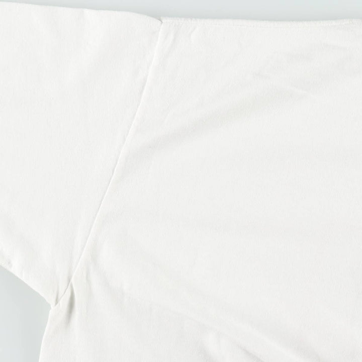 90'S Hanes HEAVYWEIGHT 50 cotton white type Vintage Second Hand